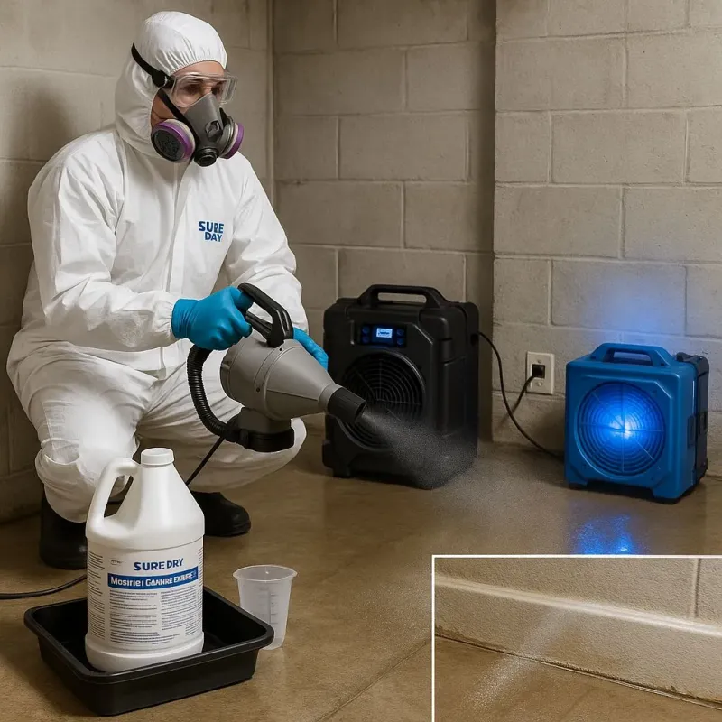 Sanitization and Odor Removal process in Middletown, PA